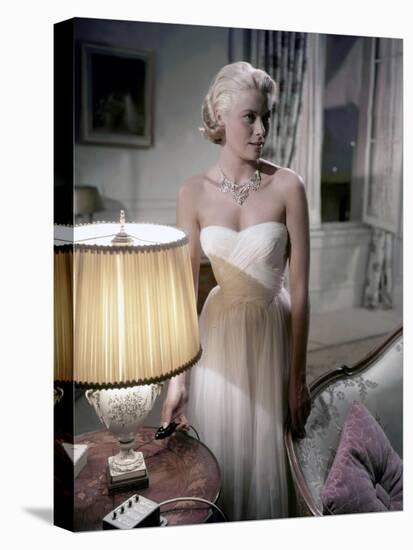 La Main au Collet TO CATCH A THIEF by AlfredHitchcock with Grace Kelly, 1955 (photo)-null-Stretched Canvas