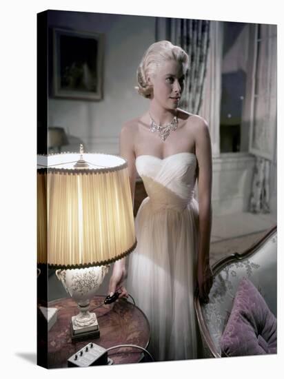 La Main au Collet TO CATCH A THIEF by AlfredHitchcock with Grace Kelly, 1955 (photo)-null-Stretched Canvas