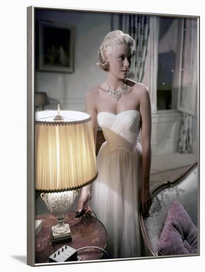 La Main au Collet TO CATCH A THIEF by AlfredHitchcock with Grace Kelly, 1955 (photo)-null-Framed Photo