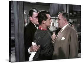 La Main au Collet TO CATCH A THIEF by AlfredHitchcock with Jean Martinelli, Cary Grant etCharles Va-null-Stretched Canvas