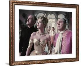 La Main au Collet TO CATCH A THIEF by AlfredHitchcock with John Williams, Grace Kelly and Rene Blan-null-Framed Photo