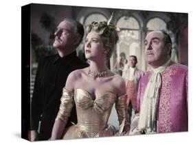 La Main au Collet TO CATCH A THIEF by AlfredHitchcock with John Williams, Grace Kelly and Rene Blan-null-Stretched Canvas