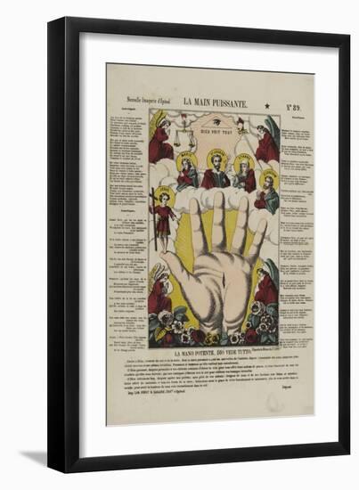 La main puissante-null-Framed Giclee Print