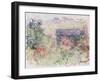 La Maison a Travers Les Roses, circa 1925-26-Claude Monet-Framed Giclee Print
