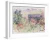 La Maison a Travers Les Roses, circa 1925-26-Claude Monet-Framed Giclee Print