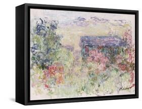 La Maison a Travers Les Roses, circa 1925-26-Claude Monet-Framed Stretched Canvas