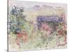 La Maison a Travers Les Roses, circa 1925-26-Claude Monet-Stretched Canvas