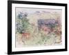 La Maison a Travers Les Roses, circa 1925-26-Claude Monet-Framed Giclee Print