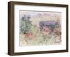 La Maison a Travers Les Roses, circa 1925-26-Claude Monet-Framed Giclee Print