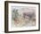 La Maison a Travers Les Roses, circa 1925-26-Claude Monet-Framed Giclee Print