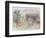 La Maison a Travers Les Roses, circa 1925-26-Claude Monet-Framed Giclee Print