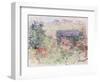 La Maison a Travers Les Roses, circa 1925-26-Claude Monet-Framed Giclee Print