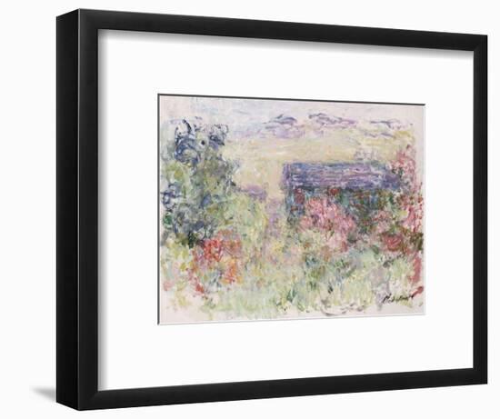 La Maison a Travers Les Roses, circa 1925-26-Claude Monet-Framed Premium Giclee Print