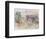 La Maison a Travers Les Roses, circa 1925-26-Claude Monet-Framed Premium Giclee Print