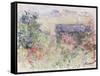 La Maison a Travers Les Roses, circa 1925-26-Claude Monet-Framed Stretched Canvas