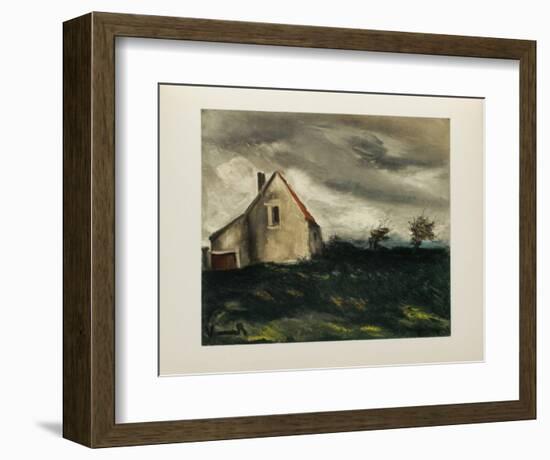 La Maison dans la Plaine, 1949-Maurice De Vlaminck-Framed Collectable Print