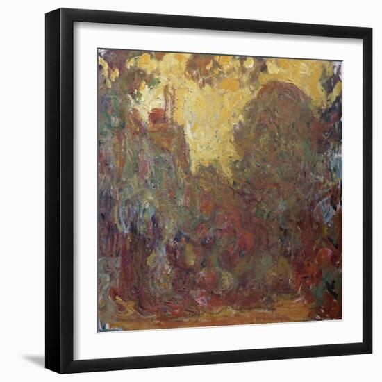 La Maison de Giverny-Claude Monet-Framed Giclee Print