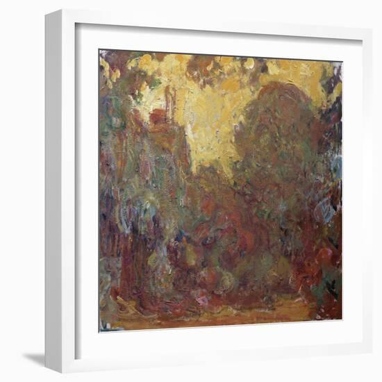 La Maison de Giverny-Claude Monet-Framed Giclee Print