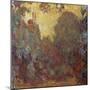 La Maison de Giverny-Claude Monet-Mounted Giclee Print