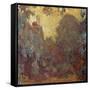 La Maison de Giverny-Claude Monet-Framed Stretched Canvas