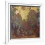 La Maison de Giverny-Claude Monet-Framed Giclee Print