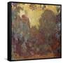 La Maison de Giverny-Claude Monet-Framed Stretched Canvas