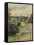 La Maison de la folie à Eragny-Camille Pissarro-Framed Stretched Canvas