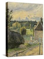La Maison de la folie à Eragny-Camille Pissarro-Stretched Canvas