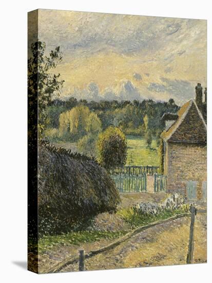 La Maison de la folie à Eragny-Camille Pissarro-Stretched Canvas