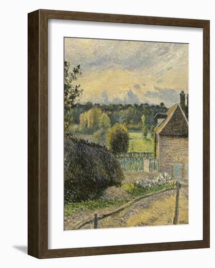 La Maison de la folie à Eragny-Camille Pissarro-Framed Giclee Print