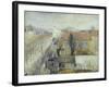 La maison de refuge du Bon Pasteur; vue de la place Denfert-Rochereau-Edouard Zawiski-Framed Giclee Print