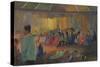 La Maison Des Chants (Te Fare Hymenee), 1892-Paul Gauguin-Stretched Canvas