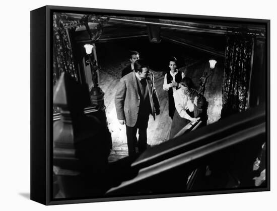 La Maison du Diable THE HAUNTING by RobertWise with Richad Johnson, Russ Tamblyn, Claire Bloom and -null-Framed Stretched Canvas