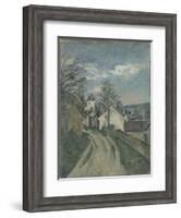 La maison du Dr Gachet à Auvers-Paul Cézanne-Framed Giclee Print