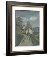 La maison du Dr Gachet à Auvers-Paul Cézanne-Framed Giclee Print