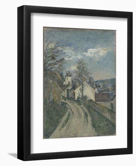 La maison du Dr Gachet à Auvers-Paul Cézanne-Framed Giclee Print