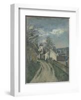 La maison du Dr Gachet à Auvers-Paul Cézanne-Framed Giclee Print