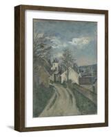 La maison du Dr Gachet à Auvers-Paul Cézanne-Framed Giclee Print