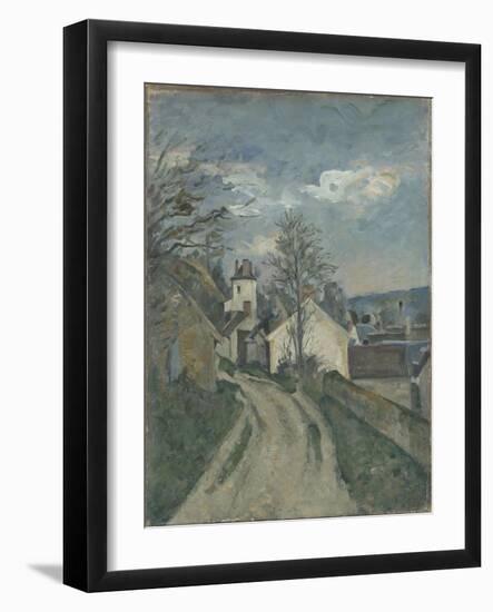 La maison du Dr Gachet à Auvers-Paul Cézanne-Framed Giclee Print