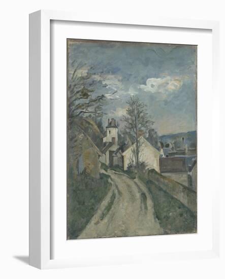 La maison du Dr Gachet à Auvers-Paul Cézanne-Framed Giclee Print