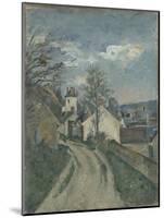 La maison du Dr Gachet à Auvers-Paul Cézanne-Mounted Giclee Print