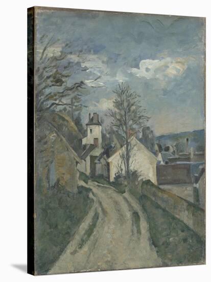 La maison du Dr Gachet à Auvers-Paul Cézanne-Stretched Canvas