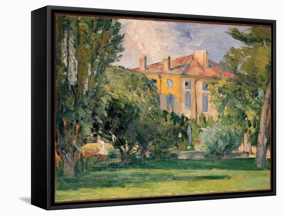 La Maison Du Jas De Bouffan Par Cezanne, Paul (1839-1906). Oil on Canvas, Size : 59X71, 1876-1877,-Paul Cezanne-Framed Stretched Canvas