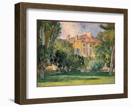 La Maison Du Jas De Bouffan Par Cezanne, Paul (1839-1906). Oil on Canvas, Size : 59X71, 1876-1877,-Paul Cezanne-Framed Giclee Print