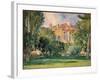 La Maison Du Jas De Bouffan Par Cezanne, Paul (1839-1906). Oil on Canvas, Size : 59X71, 1876-1877,-Paul Cezanne-Framed Giclee Print