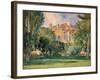 La Maison Du Jas De Bouffan Par Cezanne, Paul (1839-1906). Oil on Canvas, Size : 59X71, 1876-1877,-Paul Cezanne-Framed Giclee Print