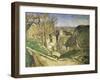 La Maison Du Pendu (Auvers-Sur-Oise), 1873-Paul Cézanne-Framed Giclee Print