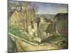 La Maison Du Pendu (Auvers-Sur-Oise), 1873-Paul Cézanne-Mounted Giclee Print