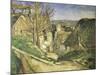 La Maison Du Pendu (Auvers-Sur-Oise), 1873-Paul Cézanne-Mounted Giclee Print