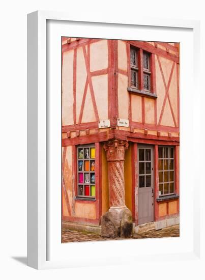 La Maison Du Pilier Rouge in Le Mans, Sarthe, Pays De La Loire, France, Europe-Julian Elliott-Framed Photographic Print